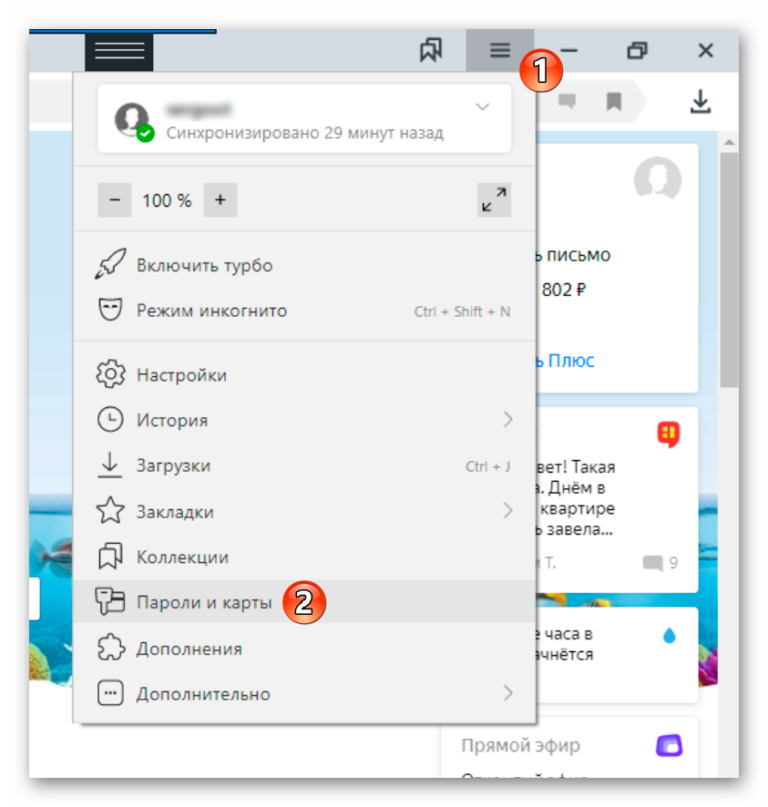 Как сохранить пароль в яндекс браузере